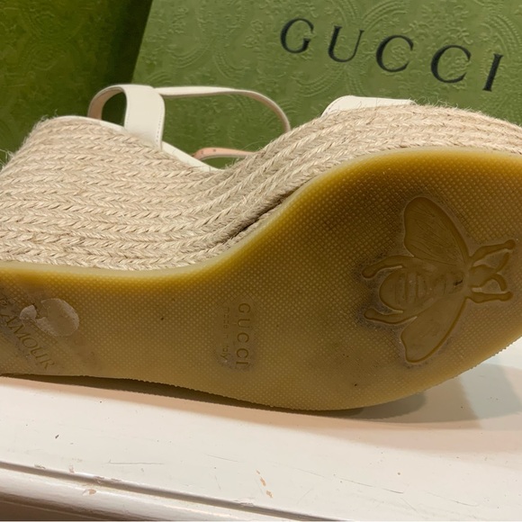 Gucci Leather Platform Espradrille 6 - Picture 13 of 16